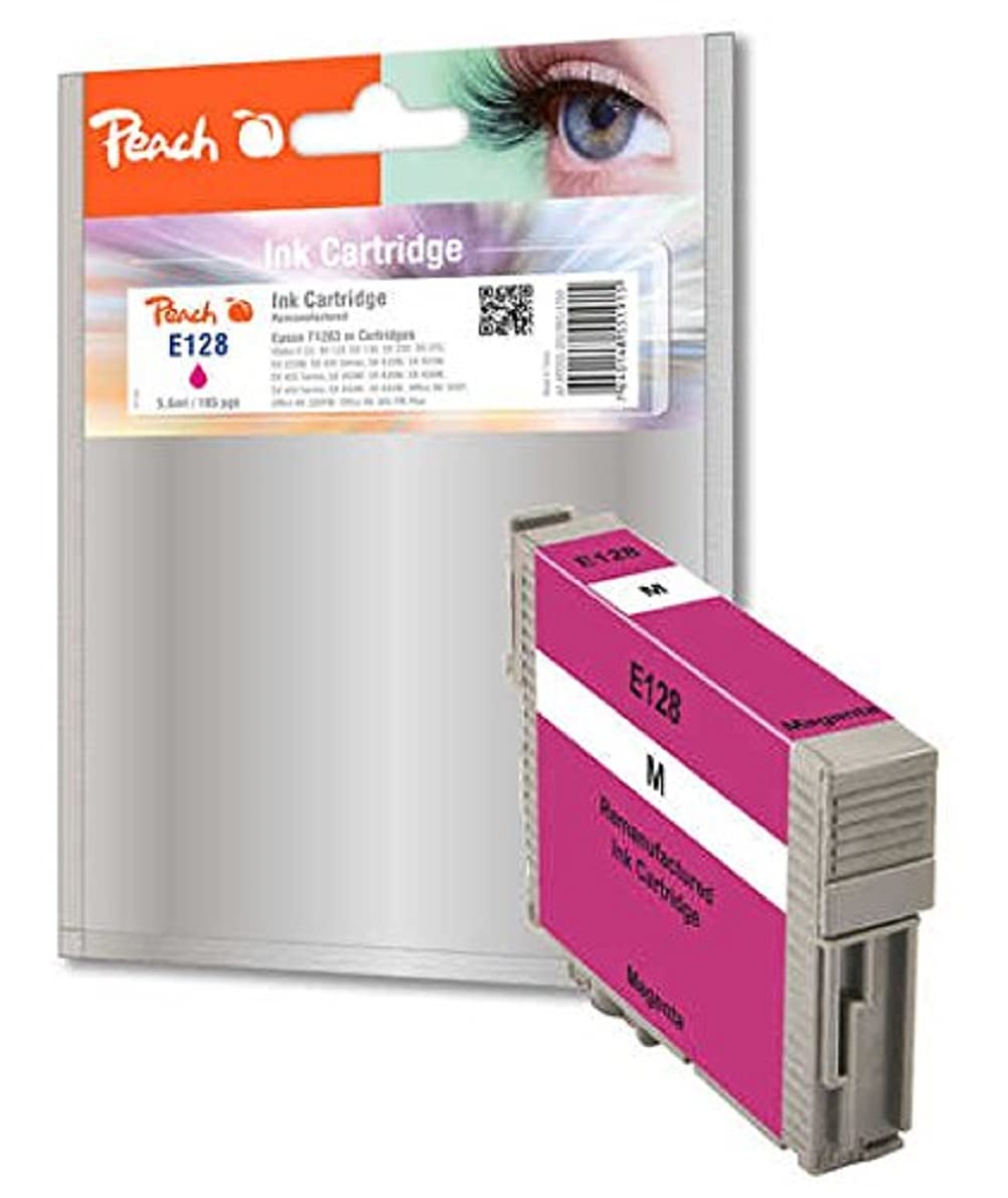 Peach PI200 XP-202 Printer Cartridges Compatible with Epson T1283 Magenta
