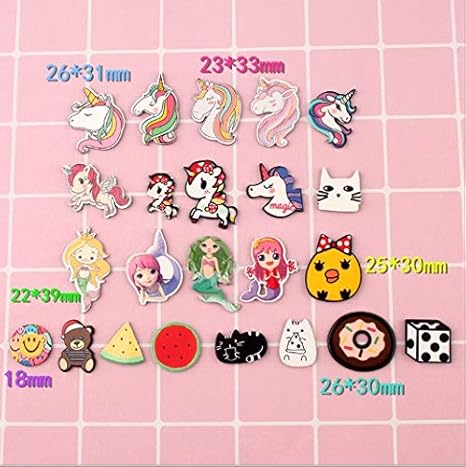 Amazon Co Jp ユニコーン 人魚 アクリル落書きスタンプ 子供用アクセサリー素材 トリートメント ホーム キッチン