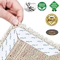 Rui-Ding Rug Gripper 12 Pcs–Best Rug Grippers–Rug Grip Corners–Reusable Flooring Rug Tape for Hardwood & Tile Floors ,Keeps Your Rug in Place & Makes Corners Flat .Anti Slip Rug Pad for Rug Non Slip