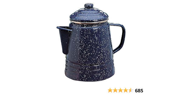 Coleman 9-Cup Coffee Enamelware 