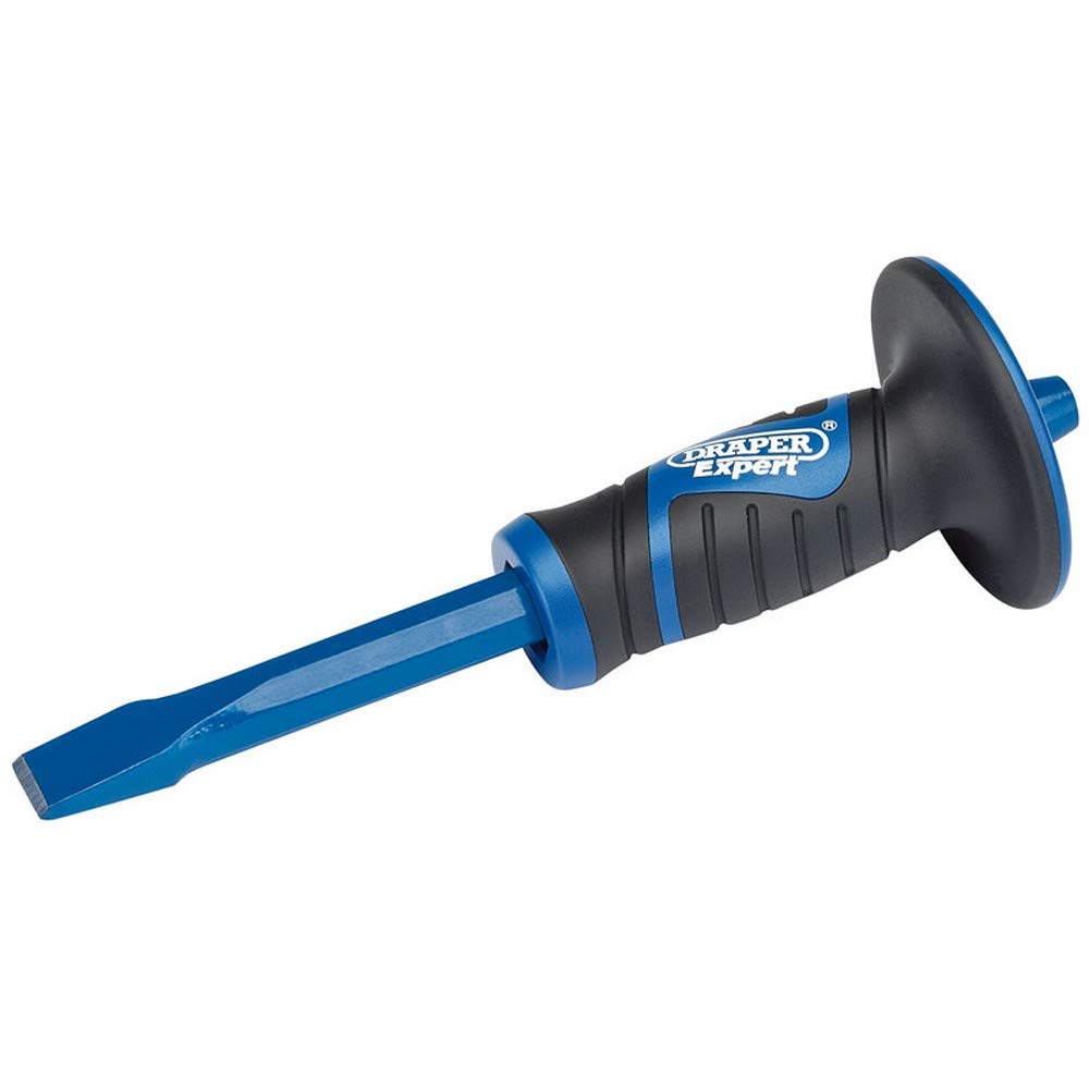 Draper 51023 Expert Hex Shank Cold Chisel with Soft Grip Hand Guard, 19mm x 250mm