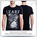 HBO'S Game of Thrones Men's Winter Is Coming Stark T-Shirt, Black, X-Large
