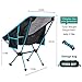 Portable Camping Chair, Lightweight Compact Folding Backpacking Chair, Heavy Duty 250lbs Capacity with Carry Bag, Breathable and Comfortable for Outdoor, BBQ, Hiking, Picnic, Fishing, Festival