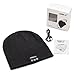 Sung-ll Soft and Warm Hat Wireless Beanie with Bluetooth Smart Cap Speaker Micro Headphone (Dark Grey)