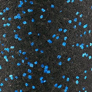 9horn High-Density Foam Roller Extra Firm With Ripples for Deep-Tissue Massage Blue Speckled