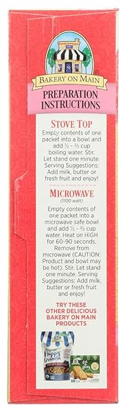 BAKERY ON MAIN, GLUTEN-FREE INSTANT OATMEAL, VEGAN & NON GMO – STRAWBERRY SHORTCAKE