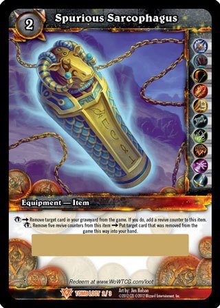 World of Warcraft TCG - Spurious Sarcophagus (Loot) (LOOT 2) - Tomb of the Forgotten