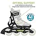 Rollerblade Spitfire XT Girl's Adjustable Fitness Inline Skate, Black and Pink, Junior, Youth Performance Inline Skates