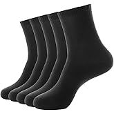 Cotton Low Cut Athletic Socks 8/10 Pack - Breathable Running Gym Daily, Moisture Wicking Comfort Fit Black