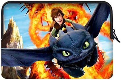 JIUDUIDODO Neoprene Custom How to Train Your Dragon Portable Macbook Air Bag Sleeve for Macbook Air 12" (Twin Sides)