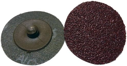 Griton QA32036 2" Quick Change Sanding Disc, Industrial Grade, 36 Grit, Brown (Pack of 50)