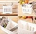 Chopsticks Straws Utensil Holder Basket for Dishwashers L6.3” X H5.3” X W3” Large Capacity 2 Divided Compartments
