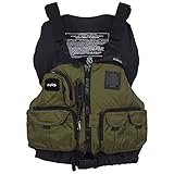 NRS Chinook Mesh Back Fishing PFD - Bark L/XL