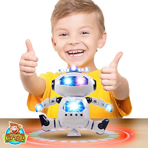 CifToys Boys Toys Electronic Walking Dancing Robot Toy Toddler Toys