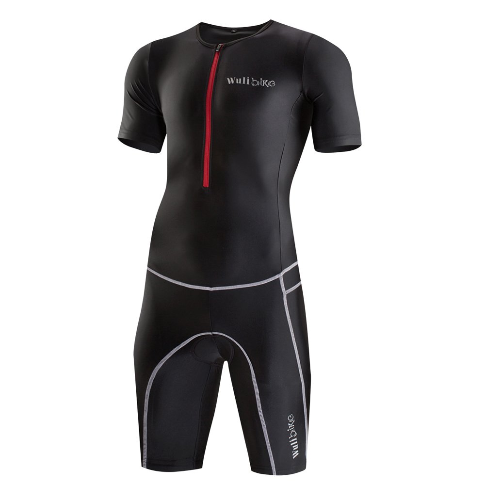 logas Triathlon Ironman Suit Mens Padded One Piece Tri Suit Quick