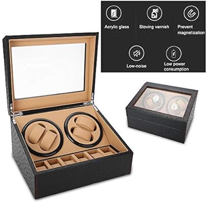 Salmue Rotación de la caja de reloj, caja Watch Winder para 01 #: Amazon.es: Joyería
