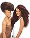 Janet Collection Afro Twist Marley Braid Crochet Hair 4 Pack (#1B)