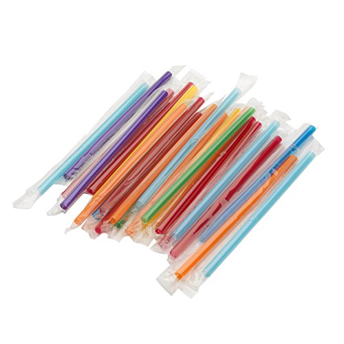 Good Cook 25-Count Colorful Milkshake Straws
