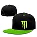 Custom Unisex Energy Claw Snapback Baseball Cap Hats KellyGreen