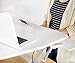 VIVO White Deluxe Height Adjustable 36 inch Standing Desk Converter, Sit Stand Tabletop Dual Monitor and Laptop Riser Workstation, DESK-V000DW