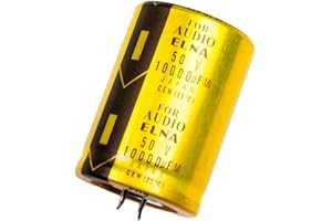 Luftschloss,1pcs Elna Gold Audio Amplifier HiFi Audio Aluminum Electrolytic Capacitor (50V 10000uf 35 * 50mm)