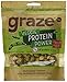 Graze Natural Veggie Protein Power Snack Mix with Spicy Chickpeas, Edamame Beans and Black Pepper Cashews, Tasty, Healthy, Natural Nut Trail Mix, 4.2 Ounce Shareable Bag