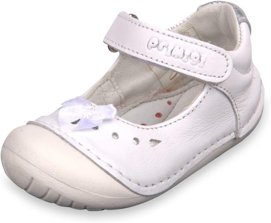 Primigi White Soft Leather Sandals for Babies - PLE 34003. Summer and Spring. Imported from Italy. Shipped from US Warehouse. US Customer Support