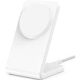 for MagSafe Charger - Magnetic Wireless Charger for iPhone 12-18, White | Fast Charging | Magnetic iPhone Charging | for iPhone Charger Stand