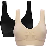 Women's Comfort Workout Sports Bra Low-Impact Activity Sleep Bras