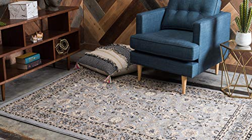 Unique-Loom-Kashan-Collection-Traditional-Floral-Overall-Pattern-with-Border-Gray-Area-Rug-4-0-x-6-0