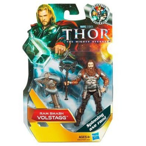 Thor: The Mighty Avenger Action Figure #10 Ram Smash Volstagg 3.75