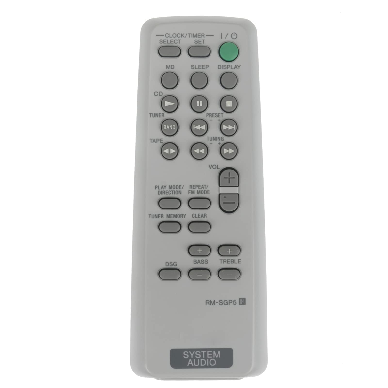 VINABTY RM-SGP5 Replacement Remote Control Compatible with Sony Micro Hi-Fi Component System CMT-EP313 CMT-EP515 CMT-EP315 CMT-EP414 SS-CGP5 HCD-EP303 HCD-GP5 SS-CEP313 HCD-EP313 SS-CEP515 HCD-EP515