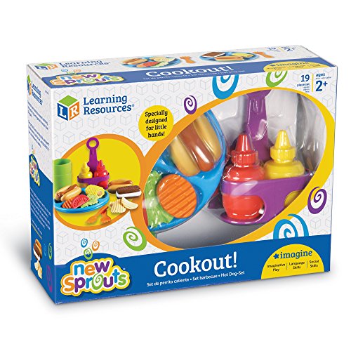 Learning Resources New Sprouts Cookout! Food, 19 Pieces