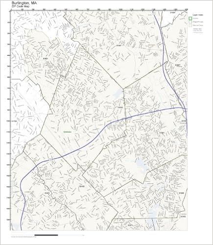 Burlington Ma Zip Code Map Zip Code Wall Map Of Burlington, Ma Zip Code Map Laminated: Amazon.com:  Office Products