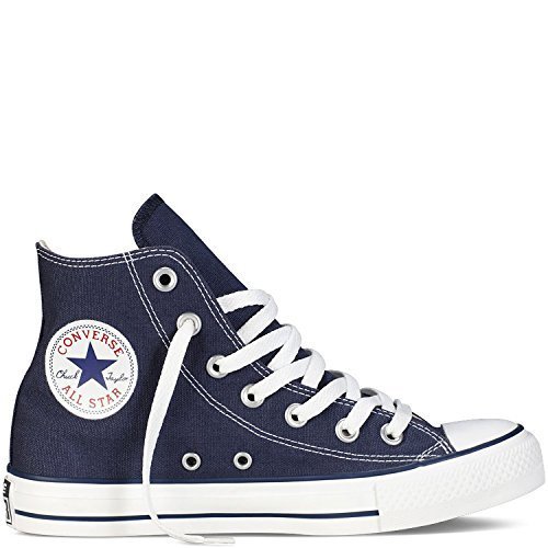 Converse Chuck Taylor High-Top All-Star Basketball Shoes Sneakers, Men's Size 7.5, Women's Size 9.5 Navy Blue Jay, 149501C