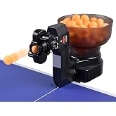 WAYMARK Table Tennis Robot HP-07 - Portable Automatic Ping Pong Robot | Automatic ping-pong ball shooter &amp; pingpong machine with dual motors, 9 spins, 120-ball hopper &amp; 2-year warranty.