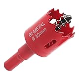 Utoolmart Bimetal 30mm/1.18" Hole Saw Drill
