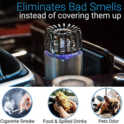 Car Air Purifier Ionizer 12V Plugin Ionic AntiMicrobial Car