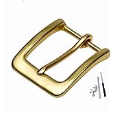 JINBAOSHU 1.5"(38mm-40mm) Belt Buckle Brass Stainless Steel Men's Replacement Single Prong Buckle Heavy Duty