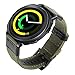Galaxy Watch Ultra Bands 47mm Nylon, Maxjoy for Galaxy Ultra Watch Band Military Sport Replacement Strap Compatible with Samsung Galaxy Watch 7 Ultra 47mm 2024, Oliver Green Band with Black Adapter