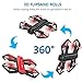 GoolRC T33 WIFI FPV 720P HD Camera Quadcopter Foldable G-sensor Mini RC Selfie Pocket Drone Height Hold One Extra Battery