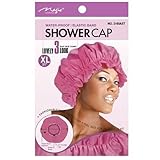 Magic Brand Waterproof Shower Cap w/ Elastic Band Extra Large-Assorted Colors