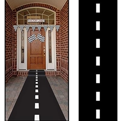 Racetrack Floor Runner Race Car Theme Nascar Party Decoration Toy Us New 10'X 2'