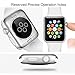 Apple Watch 2/3 Case 42mm, iwatch Screen Protector TPU All-around Protective Case 0.3mm HD Clear Ultra-thin Cover for New Apple Watch Series 3/2(2017)
