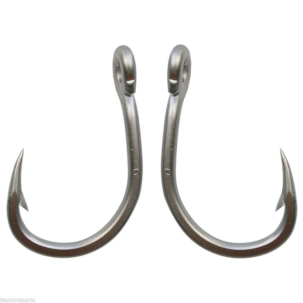 30pcs/lot Live Bait Fishing Hooks 420 Stainless Steel Big Game Saltwater Fishing Circle Hooks Strong Fishhooks(6/0-30PCS)