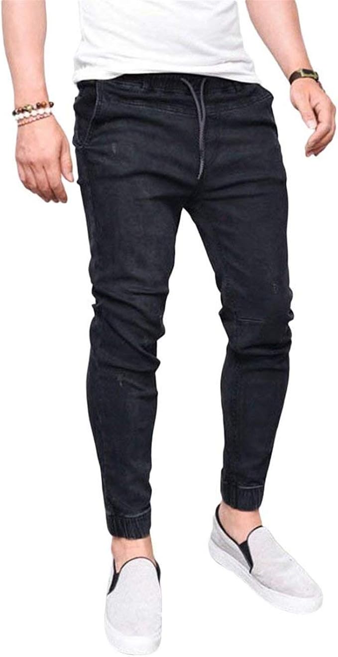 Men's Jeans Three Quarter Pants Chel Denim Elasticated On Stretch