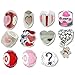 Timeline Treasures European Charm Bracelet Charms and Beads For Women, DIY Jewelry, Funny Valentine Hearts
