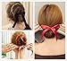 3Pcs Mix Random Color Ribbon Magic French Twist Bun Maker Holder Roll Rings Donut Updo Chignon Former Pads Foam Sponge Hair Styler Curler Braid Ponytail Hairstyle Styling Tool Accessories