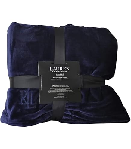 Amazon.com: Lauren Ralph Lauren Classic Micromink Blanket - Taupe