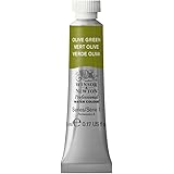 Winsor & Newton Professional Water Colour Paint, 5ml tube, Olive Green